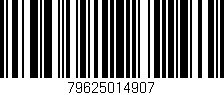 Código de barras (EAN, GTIN, SKU, ISBN): '79625014907'