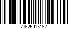 Código de barras (EAN, GTIN, SKU, ISBN): '79625015157'