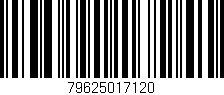 Código de barras (EAN, GTIN, SKU, ISBN): '79625017120'