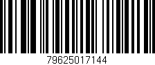 Código de barras (EAN, GTIN, SKU, ISBN): '79625017144'