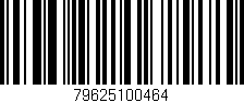 Código de barras (EAN, GTIN, SKU, ISBN): '79625100464'