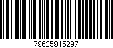Código de barras (EAN, GTIN, SKU, ISBN): '79625915297'