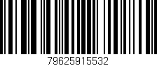 Código de barras (EAN, GTIN, SKU, ISBN): '79625915532'