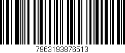 Código de barras (EAN, GTIN, SKU, ISBN): '7963193876513'
