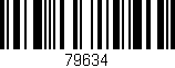 Código de barras (EAN, GTIN, SKU, ISBN): '79634'