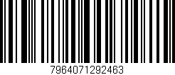 Código de barras (EAN, GTIN, SKU, ISBN): '7964071292463'