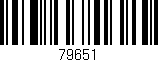 Código de barras (EAN, GTIN, SKU, ISBN): '79651'
