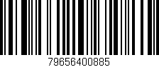 Código de barras (EAN, GTIN, SKU, ISBN): '79656400885'