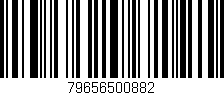 Código de barras (EAN, GTIN, SKU, ISBN): '79656500882'