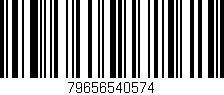 Código de barras (EAN, GTIN, SKU, ISBN): '79656540574'