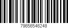 Código de barras (EAN, GTIN, SKU, ISBN): '79656546248'