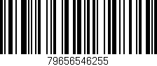 Código de barras (EAN, GTIN, SKU, ISBN): '79656546255'