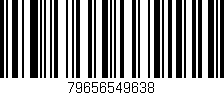 Código de barras (EAN, GTIN, SKU, ISBN): '79656549638'