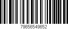 Código de barras (EAN, GTIN, SKU, ISBN): '79656549652'