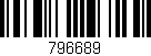 Código de barras (EAN, GTIN, SKU, ISBN): '796689'
