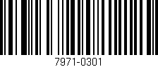 Código de barras (EAN, GTIN, SKU, ISBN): '7971-0301'