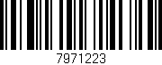Código de barras (EAN, GTIN, SKU, ISBN): '7971223'