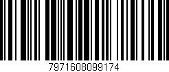 Código de barras (EAN, GTIN, SKU, ISBN): '7971608099174'