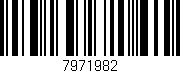 Código de barras (EAN, GTIN, SKU, ISBN): '7971982'