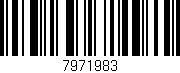 Código de barras (EAN, GTIN, SKU, ISBN): '7971983'