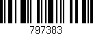 Código de barras (EAN, GTIN, SKU, ISBN): '797383'