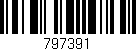 Código de barras (EAN, GTIN, SKU, ISBN): '797391'