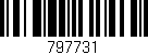 Código de barras (EAN, GTIN, SKU, ISBN): '797731'