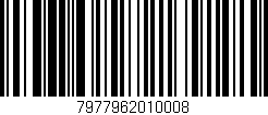Código de barras (EAN, GTIN, SKU, ISBN): '7977962010008'