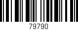Código de barras (EAN, GTIN, SKU, ISBN): '79790'