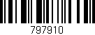 Código de barras (EAN, GTIN, SKU, ISBN): '797910'