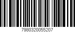 Código de barras (EAN, GTIN, SKU, ISBN): '7980320055207'