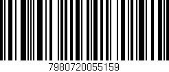 Código de barras (EAN, GTIN, SKU, ISBN): '7980720055159'