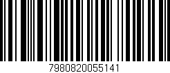 Código de barras (EAN, GTIN, SKU, ISBN): '7980820055141'