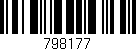 Código de barras (EAN, GTIN, SKU, ISBN): '798177'