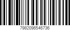 Código de barras (EAN, GTIN, SKU, ISBN): '7982096546736'