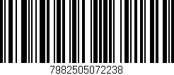 Código de barras (EAN, GTIN, SKU, ISBN): '7982505072238'