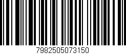 Código de barras (EAN, GTIN, SKU, ISBN): '7982505073150'
