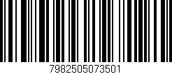 Código de barras (EAN, GTIN, SKU, ISBN): '7982505073501'