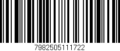 Código de barras (EAN, GTIN, SKU, ISBN): '7982505111722'