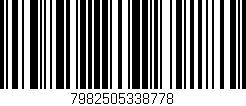 Código de barras (EAN, GTIN, SKU, ISBN): '7982505338778'