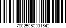 Código de barras (EAN, GTIN, SKU, ISBN): '79825053391642'