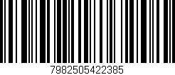 Código de barras (EAN, GTIN, SKU, ISBN): '7982505422385'