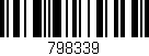 Código de barras (EAN, GTIN, SKU, ISBN): '798339'
