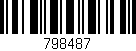 Código de barras (EAN, GTIN, SKU, ISBN): '798487'