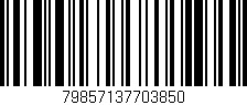 Código de barras (EAN, GTIN, SKU, ISBN): '79857137703850'