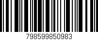 Código de barras (EAN, GTIN, SKU, ISBN): '798599850983'