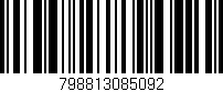 Código de barras (EAN, GTIN, SKU, ISBN): '798813085092'