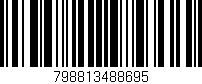 Código de barras (EAN, GTIN, SKU, ISBN): '798813488695'