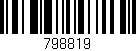 Código de barras (EAN, GTIN, SKU, ISBN): '798819'