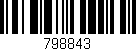 Código de barras (EAN, GTIN, SKU, ISBN): '798843'